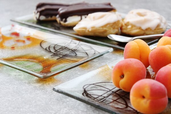 BDK-GLASS Skleněný tácek ART 31,5x17,5cm