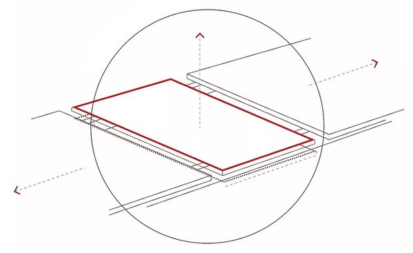 Signal Rozkládací jídelní stůl Apollo 120/160 cm bílý mramor/černý