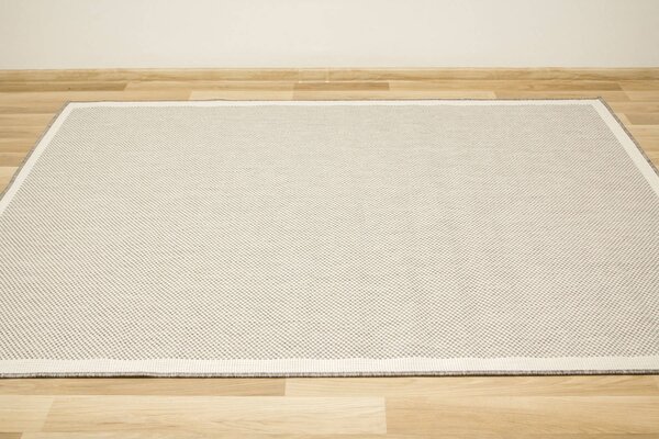 Balta Kusový koberec sysalový oboustranný Brussels 205014/10010 Silver stříbrný šedý Rozměr: 140x200 cm