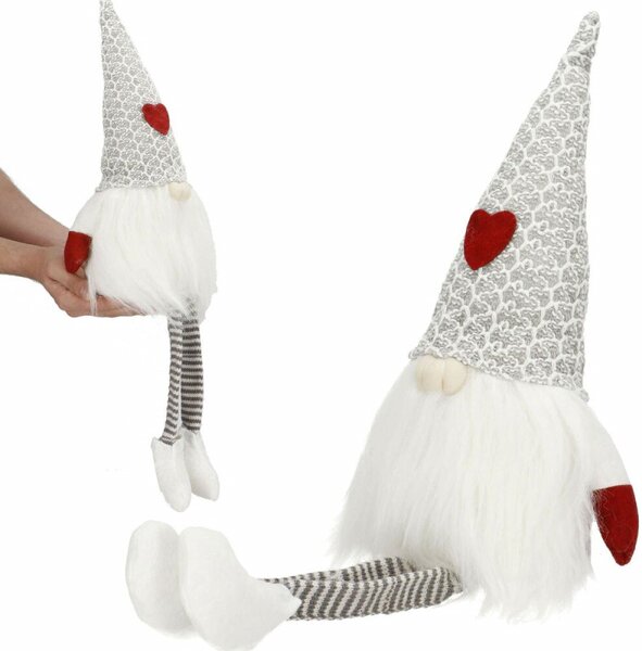 Skřítek GNOM s dlouhými nohami 70cm, vánoční dekorace
