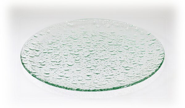 BDK-GLASS Kulaté skleněné talíře NATURE MOON Průměr: 21cm