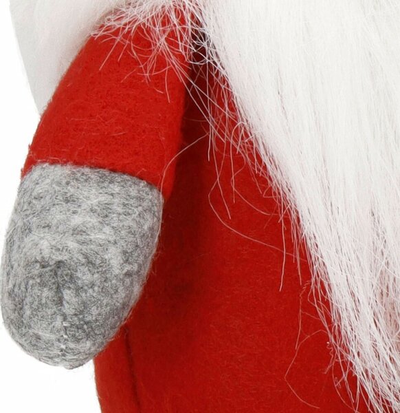Skřítek GNOM s šedými parohy 27cm, vánoční dekorace