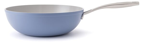 Elmich Nepřilnavá keramická pánev wok Zen Ø 28 cm - modrá