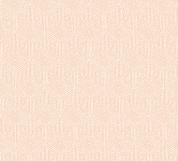 A.S. Création | Vliesová tapeta na zeď Di Seta 36667-3 | 0,70 x 10,05 m | oranžová, růžová