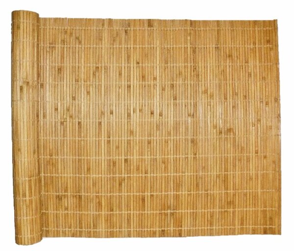 Košíkárna Rohož bambusová za postel silná 70x200 cm ořech