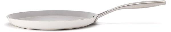 Elmich Nepřilnavá keramická palačinková pánev Zen Ø 26 cm - krémově bílá