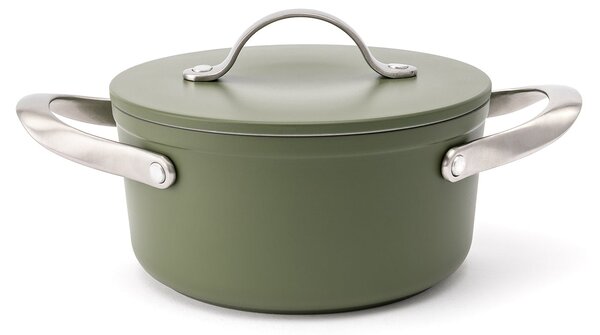 Elmich Nepřilnavý keramický hrnec Zen Ø 18 cm (2 l) - olivově zelená