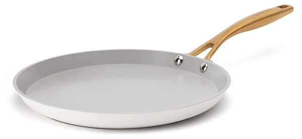 Elmich Nepřilnavá keramická palačinková pánev Zen Ø 26 cm - krémovo zlatá