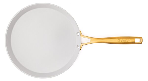 Elmich Nepřilnavá keramická palačinková pánev Zen Ø 26 cm - hnědo zlatá