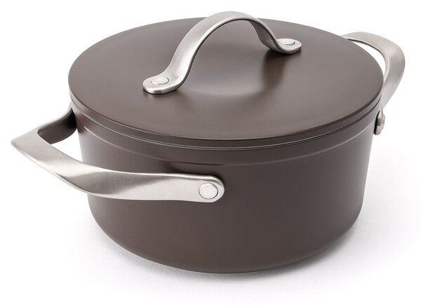 Elmich Nepřilnavý keramický hrnec Zen Ø 18 cm (2 l) - hnědá