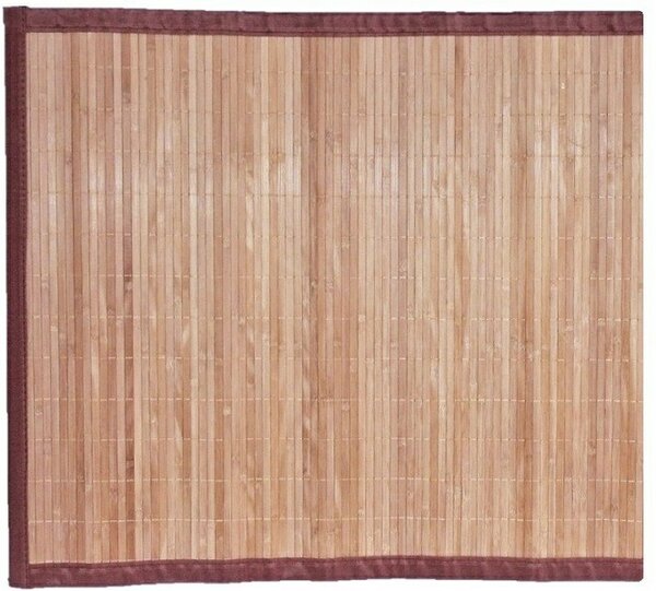 Košíkárna Rohož bambusová s textilií 90x200 cm hnědá