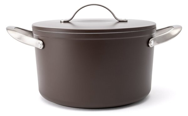 Elmich Nepřilnavý keramický hrnec Zen Ø 24 cm (5,5 l) - hnědá