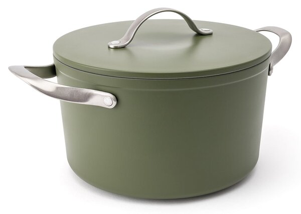 Elmich Nepřilnavý keramický hrnec Zen Ø 20 cm (3 l) - olivově zelená