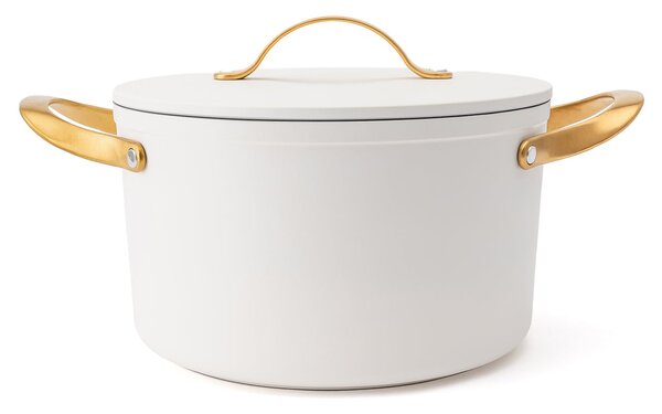 Elmich Nepřilnavý keramický hrnec Zen Ø 20 cm (3 l) - krémovo zlatá