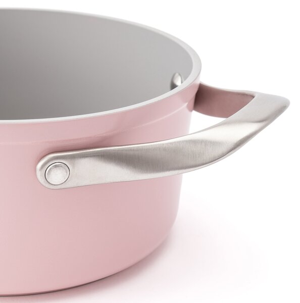 Elmich Nepřilnavý keramický hrnec Zen Ø 18 cm (2 l) - růžová