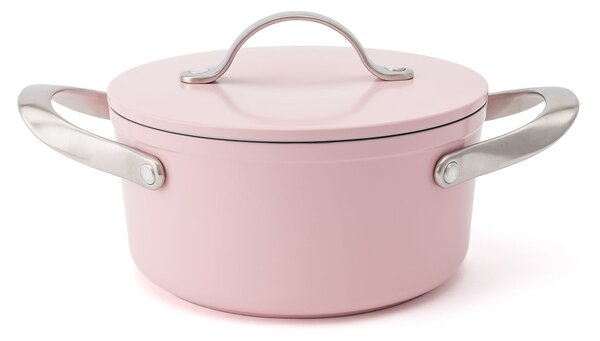 Elmich Nepřilnavý keramický hrnec Zen Ø 18 cm (2 l) - růžová