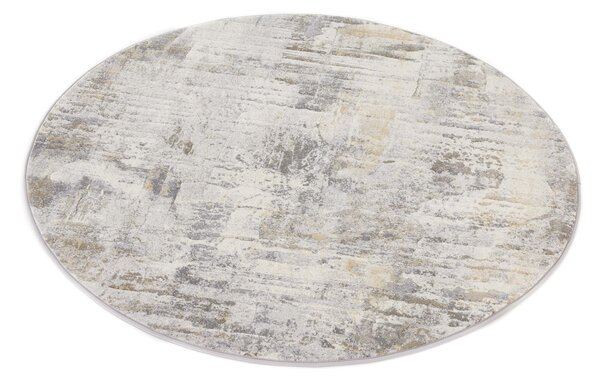 Kulatý koberec Ragolle Argentum 63455 9727 šedý béžový krémový Rozměr: průměr 160 cm