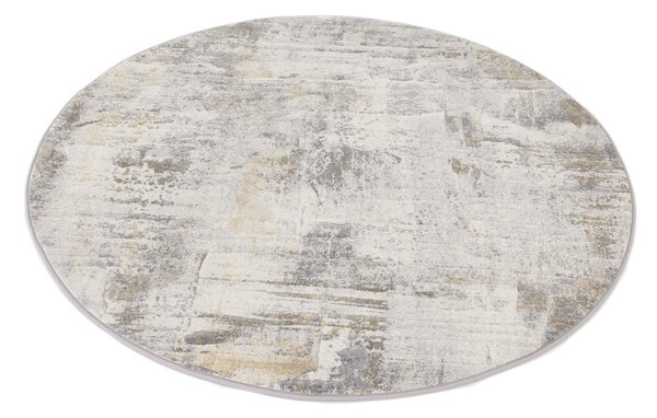 Kulatý koberec Ragolle Argentum 63455 9727 šedý béžový krémový Rozměr: průměr 160 cm