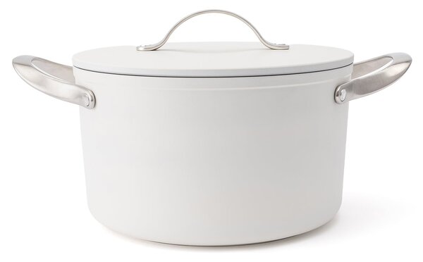 Elmich Nepřilnavý keramický hrnec Zen Ø 20 cm (3 l) - krémově bílá