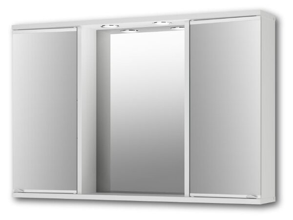 Jokey MDF skříňky KARI Zrcadlová skříňka - bílá - š. 90 cm, v. 60,2 cm, hl. 17,3 cm 111312920-0110