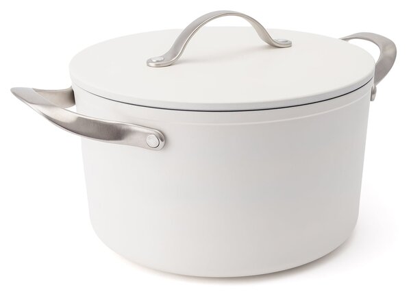 Elmich Nepřilnavý keramický hrnec Zen Ø 24 cm (5,5 l) - krémově bílá