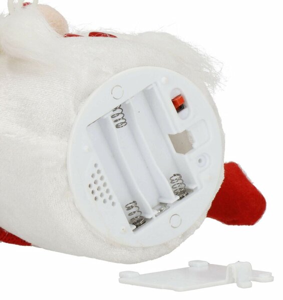Skřítek GNOM s červenou čepicí svítící 33cm, vánoční dekorace