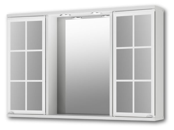 Jokey MDF skříňky NIA Zrcadlová skříňka - bílá - š. 90 cm, v. 60,2 cm, hl. 17,3 cm 111512220-0110