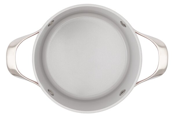 Elmich Nepřilnavý keramický hrnec Zen Ø 18 cm (2 l) - krémově bílá