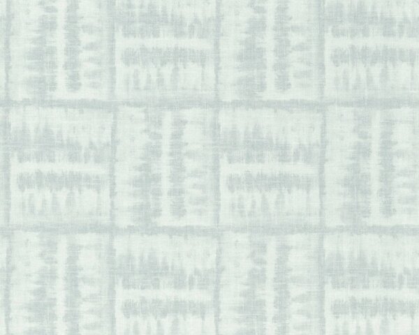 Vliesová tapeta na zeď Linen Style 36637-3 | 0,53 x 10,05 m | modrá, bílá | A.S. Création