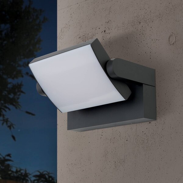 ORION LED venkovní nástěnné Ginger, IP54, . antracit, Černá, Hliník, Moderní