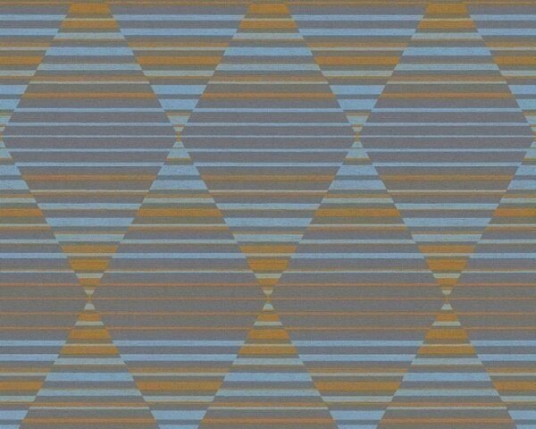 A.S. Création | Vliesová tapeta na zeď Boys & Girls 36757-3 | 0,53 x 10,05 m | šedá, modrá, oranžová