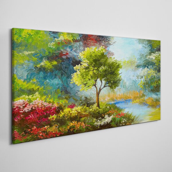 Obraz na plátně Obraz na plátně Abstrakce květiny lesní příroda