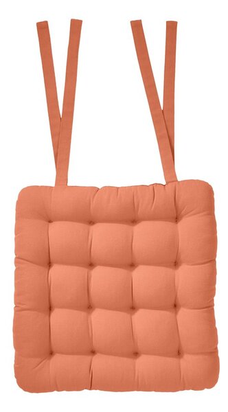 SOLID Podsedák se šňůrkami 35 x 37 cm - oranžová
