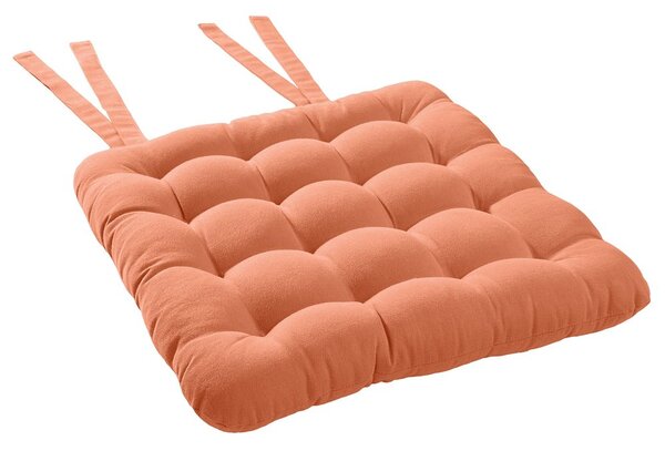 SOLID Podsedák se šňůrkami 35 x 37 cm - oranžová