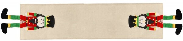 Vánoční ubrus 180x33 cm Louskáček, vánoční dekorace