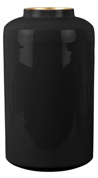 Černá smaltovaná váza PT LIVING Grand, výška 33 cm