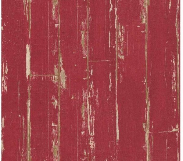 A.S. Création | Vliesová tapeta na zeď Il Decoro 36856-1 | 0,53 x 10,05 m | červená, hnědá