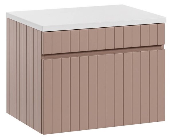 Koupelnová skříňka s deskou ICONIC Rose D60/1 | 60 cm