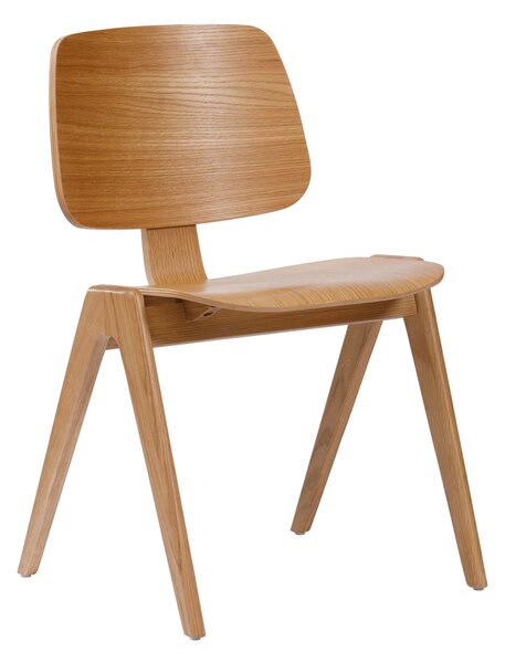 MAZZONI EXPORT AURA Přírodní Dub - DŘEVĚNÁ ŽIDLE DO OBÝVACÍHO POKOJE JÍDELNY KUCHYNĚ MODERN NORDIC