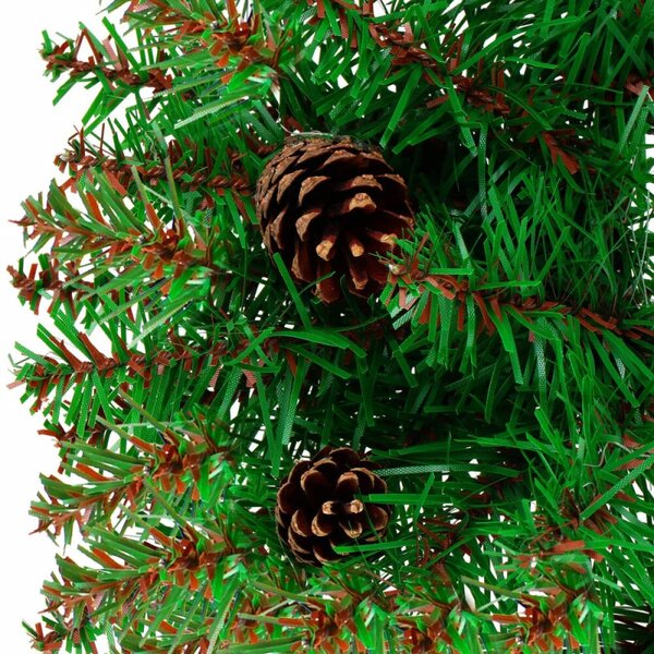 Adventní věnec extra hustý se šiškami 45cm, vánoční dekorace