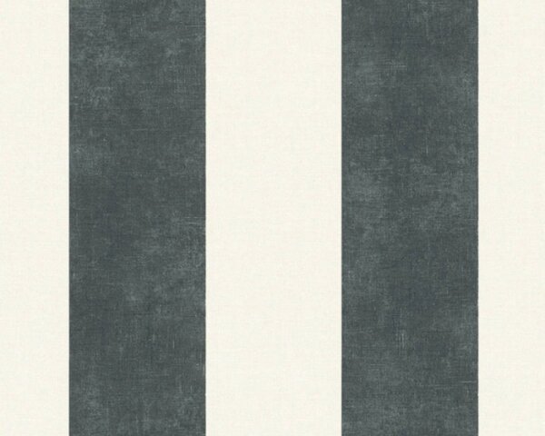 A.S. Création | Vliesová tapeta na zeď Paradise Garden 36718-1 | 0,53 x 10,05 m | černá, bílá