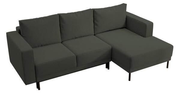 Rohová sedací souprava Rodriguez mini (P) (zelená + černá)