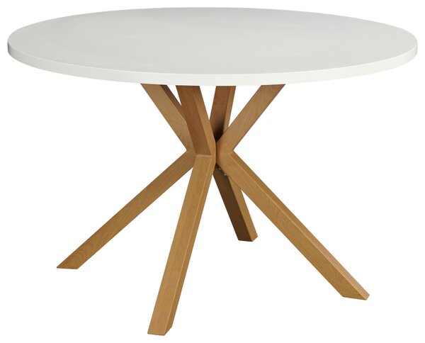 JÍDELNÍ STŮL, bílá, 120/120/76 cm MID.YOU - Jídelní stoly, Online Only