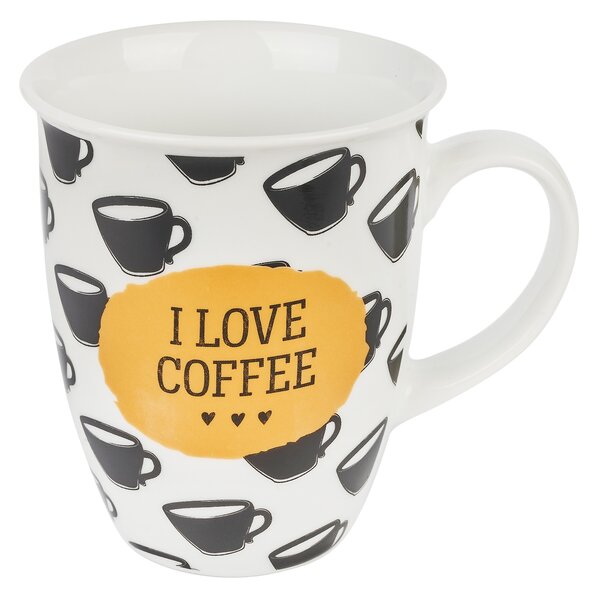 Tadar Porcelánový hrnek I Love Coffee 330 ml