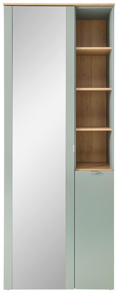 SKŘÍŇ NA ODĚV, šalvějově zelená, dub artisan, 78/202/38 cm Xora - Šatní skříně, Online Only