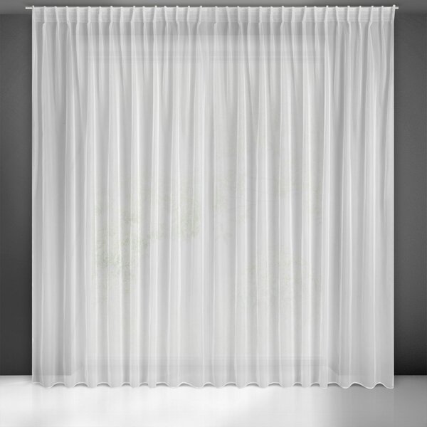 ZÁCLONA NA PÁSCE SIMONE 400X300 CM BÍLÁ