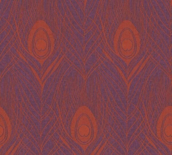 A.S. Création | Vliesová tapeta na zeď Absolutly Chic 36971-5 | 0,53 x 10,05 m | fialová, oranžová