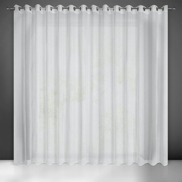 ZÁCLONA NA KROUŽCÍCH LEXY 300 CM X 250 CM CM BÍLÁ