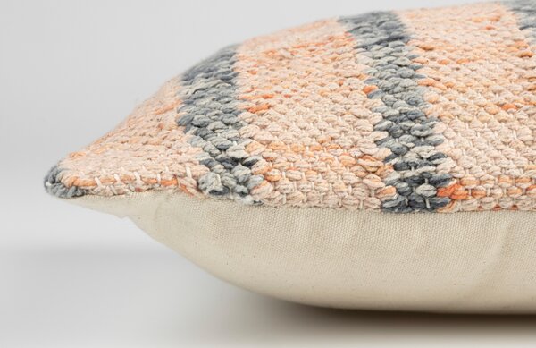 Oranžovo-růžový bavlněný polštář DUTCHBONE HAMPTON 30 x 60 cm