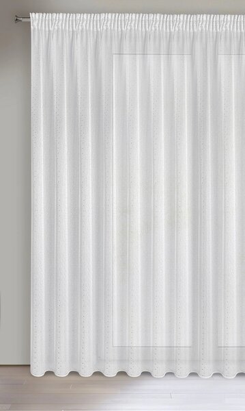 ZÁCLONA NA PÁSCE SIBEL 300 CM X 250 CM CM BÍLÁ